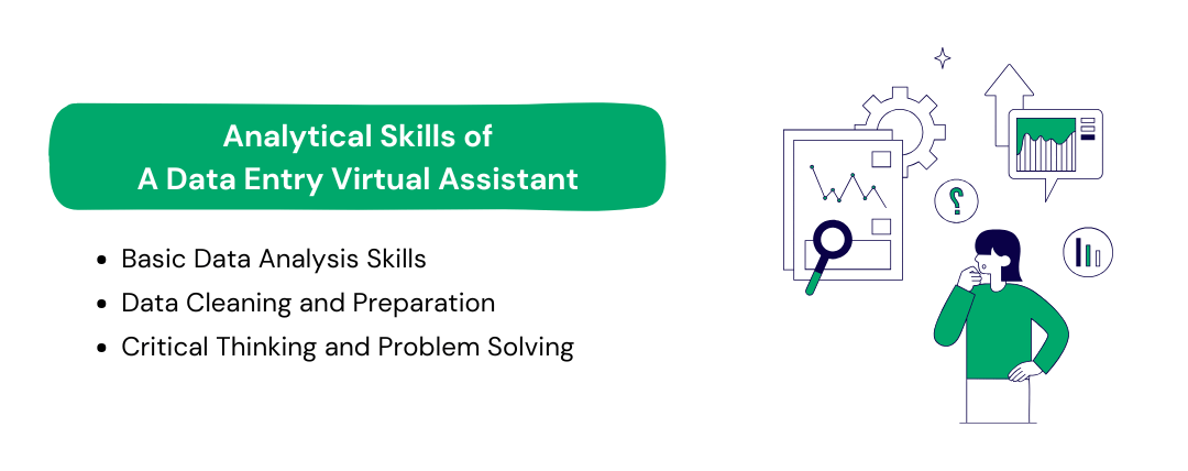 Analytical skills of a data entry virtual assistant