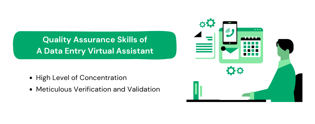 Quality assurance skills of a data entry virtual assistant